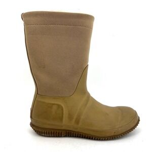 Hunter Boots Women's Beige Insulated Rubber‎ Boots Fleece Lined Women US 7